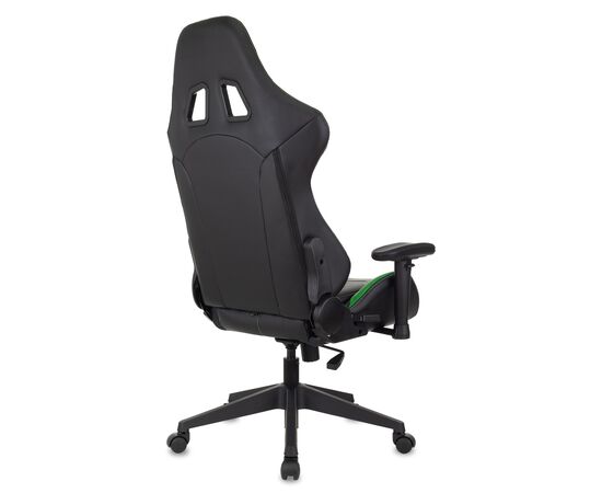 Кресло Zombie Viking 5 Aero LGreen игровое черный/салатовый искусственная кожа 