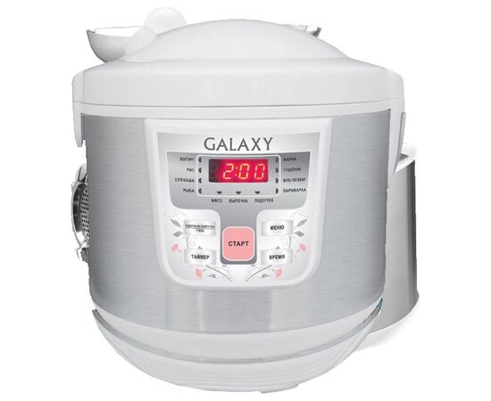  Мультиварка Galaxy Line GL 2641 белый, 5л. 11 программ приготовления 