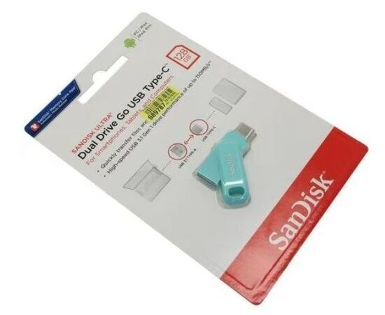  USB-флешка SanDisk Ultra Dual Drive Go (SDDDC3-128G-G46G) 128GB USB 3.1 - USB Type-C Blue 