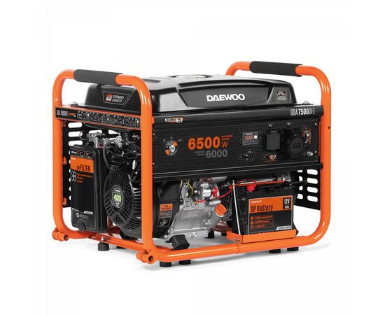  Генератор двухтопливный DAEWOO GDA 7500 DFE бензин + газ 