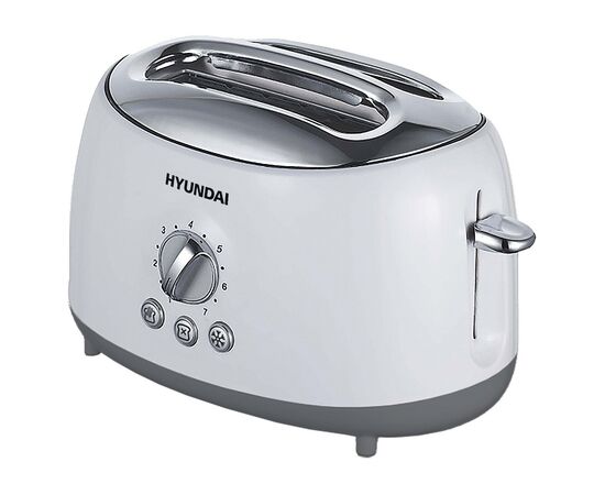  Тостер Hyundai HYT-8003 белый/серый 
