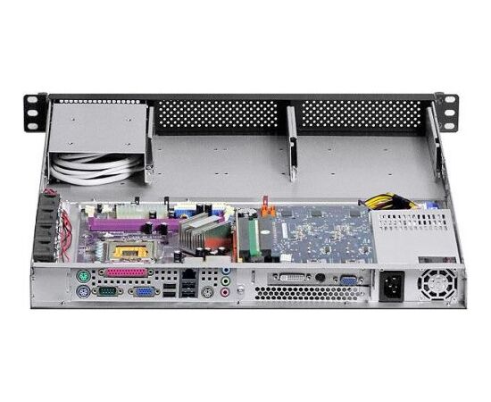  Корпус Procase EB152-B-0 черный,1U глубина 520мм, MB 12"x9.6", без бл.пит 
