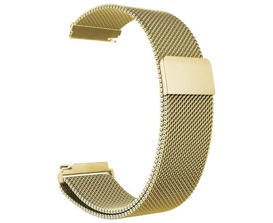  Ремешок Barn&Hollis универсальный магнитный для cмарт часов, 22 mm, металл, золотистый 