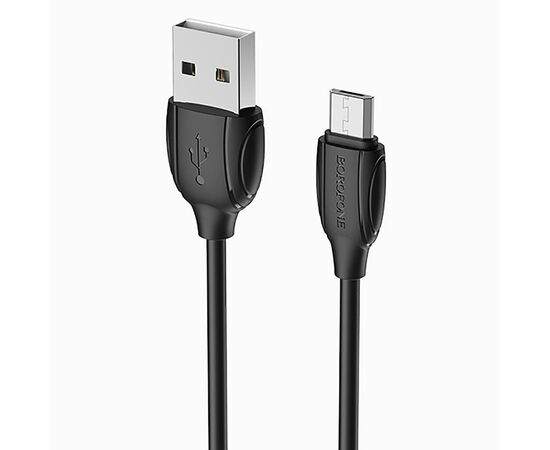  Кабель USB - micro USB Borofone BX19 100см 2,4A (black) (122955) 