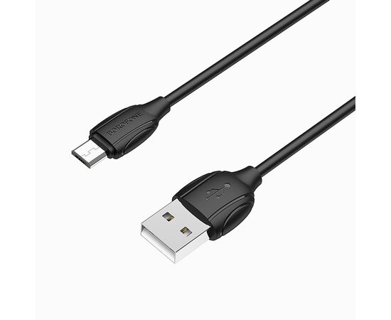  Кабель USB - micro USB Borofone BX19 100см 2,4A (black) (122955) 
