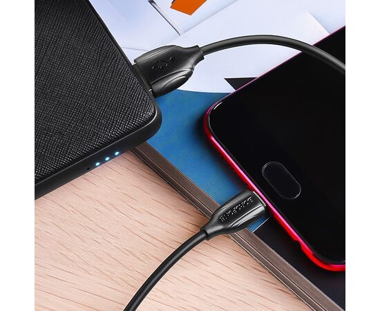  Кабель USB - micro USB Borofone BX19 100см 2,4A (black) (122955) 