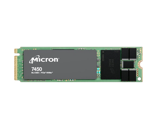  SSD Micron 7450 PRO, (MTFDKBA480TFR-1BC1ZABYY) 480GB, M.2(22x80mm), NVMe, PCIe 4.0 x4, 3D TLC, R/W 5000/700MB/s 