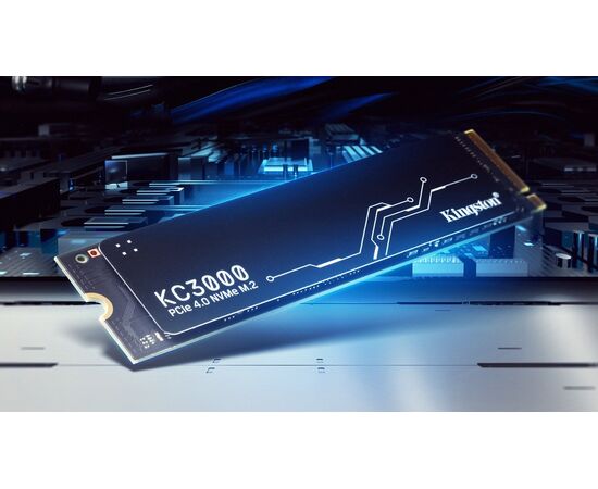 SSD M.2 512GB PCI-e4.0 Kingston KC3000 Series (SKC3000S/512G) (PCI-E 4.0 x4, up to 7000/3900Mbs, 900000 IOPS, 3D TLC, NVMe, 400TBW, Phison E18, 22х80m (PCI-E 4.0 x4, up to 7000/3900Mbs, 900000 IOPS, 3D TLC, NVMe, 400TBW, Phison E18, 22х80mm, LP) 