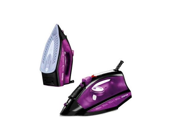 Утюг Centek CT-2355 Violet 2500Вт, керамическ подошва, 270мл, паровой удар, самоочистка, капля-стоп 
