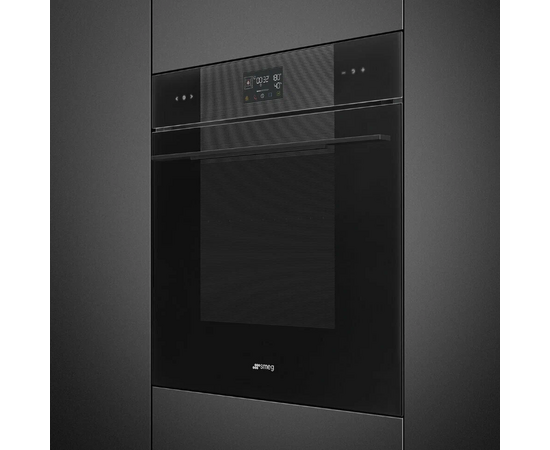  Духовой шкаф SMEG SOP6102S2PB3 Linea 60см, с паром, пиролитическая очистка, 12 программ, 68л, черный 