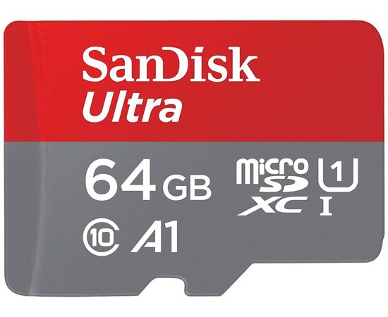  Карта памяти SanDisk (SDSQUAB-064G-GN6MN) 64GB microSDXC Class 10 Ultra UHS-I A1 140MB/s 