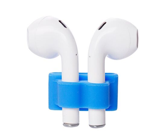  Держатель - силиконовый для наушников "Apple AirPods" (blue) (97760) 