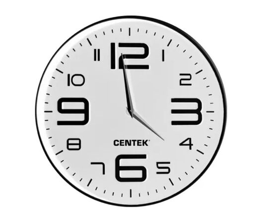  Часы настенные CENTEK СТ-7101 белый 