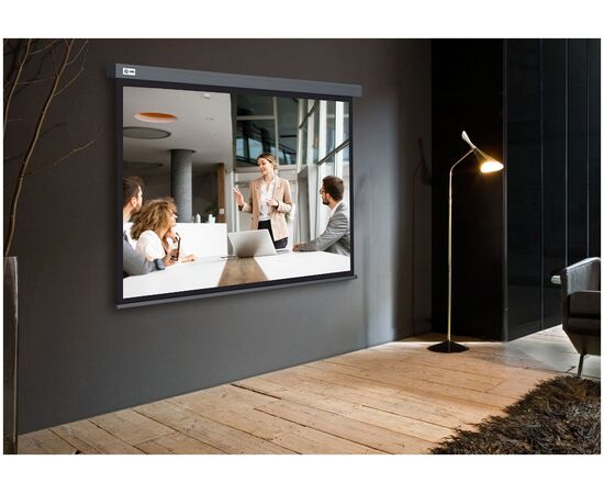  Экран Cactus CS-PSW-127X127-SG Wallscreen настенно-потолочный рулонный серый 
