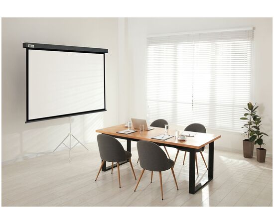  Экран Cactus CS-PSW-127X127-SG Wallscreen настенно-потолочный рулонный серый 