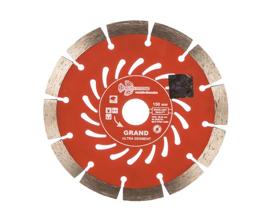  Диск алмазный отрезной TRIO-DIAMOND Grand Hot Press GUS723 150x22,23 Сегментный 