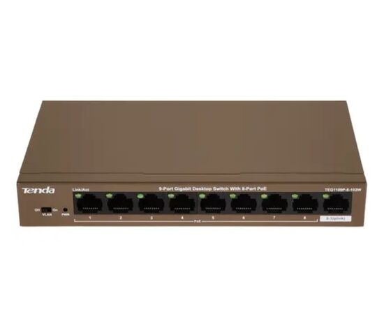  Коммутатор TENDA TEG1109P-8-102W 9Port 10/100/1000M POE 