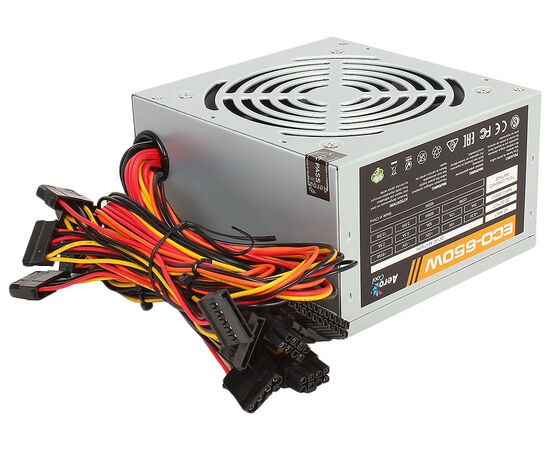  Блок питания Aerocool ECO-650W (ATX 2.3, 650W, 120mm fan) Box 