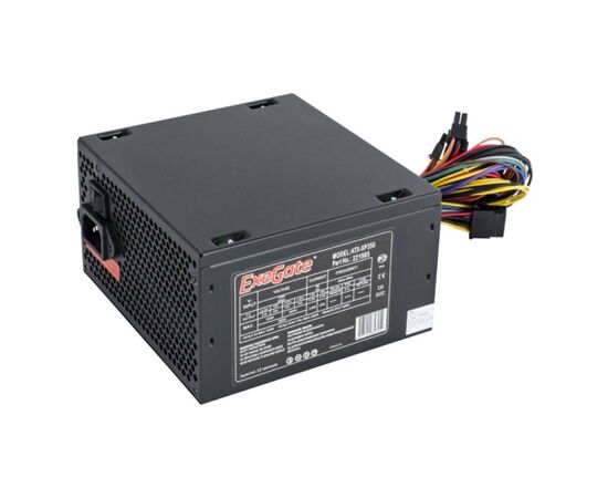  Блок питания Exegate EX221985RUS XP350, ATX, black, 12cm fan, 24+4pin, 3xSATA, 1xFDD, 2xIDE 
