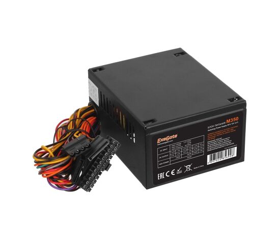  Блок питания Exegate EX234942RUS M350, SFX, 8cm fan, 24+4pin, 2xSATA, 1xFDD, 1xIDE 