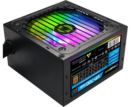  Блок питания GameMax VP-700-RGB 80+ ATX 700W, Ultra quiet 