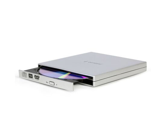  Привод Gembird DVD-USB-02-SV USB 2.0 пластик, серебро 