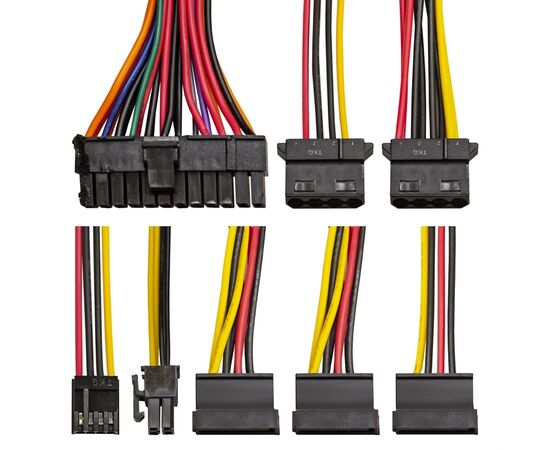  Блок питания ExeGate M800 EX292239RUS 800W (SFX, APFC, КПД 87% (80 PLUS Silver), 8cm fan, 24pin, 4+4pin, 3xSATA 