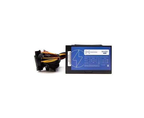  Блок питания Mastero M450 (M450-120BFV1) 450Вт ATX, 120 мм, 80 Plus, Retail 