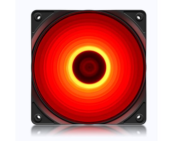  Вентилятор DEEPCOOL RF120R (120мм, 21.9dB, 1300rpm, 3, красная подсветка) RTL 