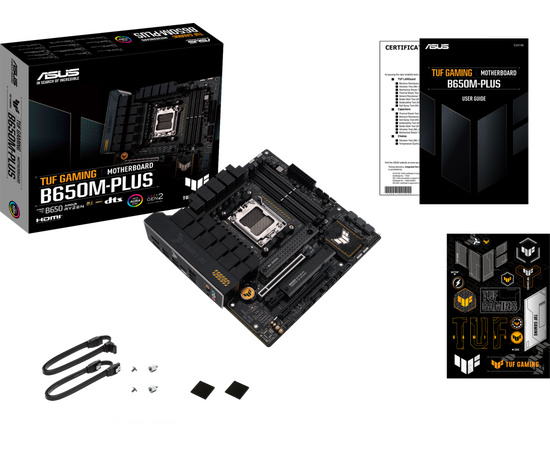  MB sAM5 ASUS TUF GAMING B650M-PLUS mATX 4xDDR5 2xPCIEx16 PCIEx1 2xM.2 USB-C DP HDMI 2.5GLAN (90MB1BG0-M0EAY0) 
