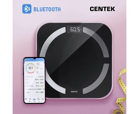  Весы напольные Centek CT-2425 Black 