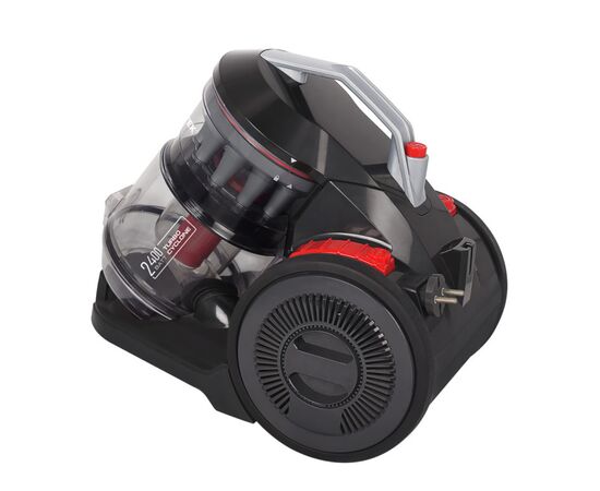  Пылесос Centek СТ-2523 (черный/красный) циклон . 2400/420Вт. низкий уровень шума. телескоп 