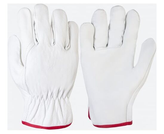  Перчатки кожаные Jeta Safety Smithcraft JLE421-9/L белый 