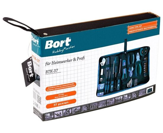  Набор инструментов Bort BTK-37 37 предметов 