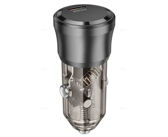  АЗУ BOROFONE BZ24 с одним портом PD20W (прозрачный-черный) 