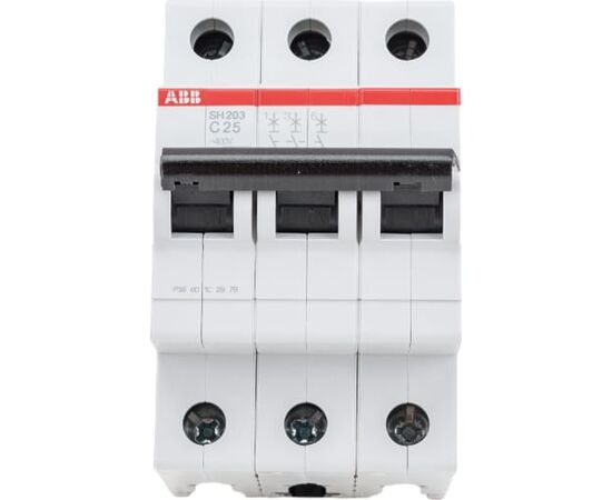  Автоматический выключатель ABB SH203 C25а 2CDS213001R0254 3-полюсный 6ка 