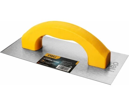  Кельма штукатура Deli DL509309 прямоугольная 230х100мм 