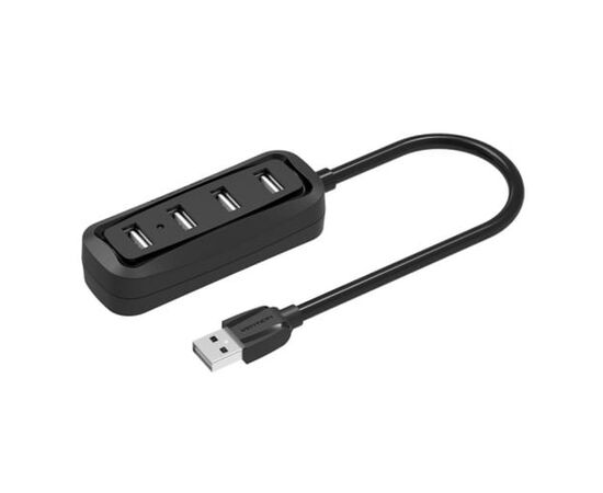  Концентратор Vention VAS-J43-B015 USB 2.0 на 4 порта черный 