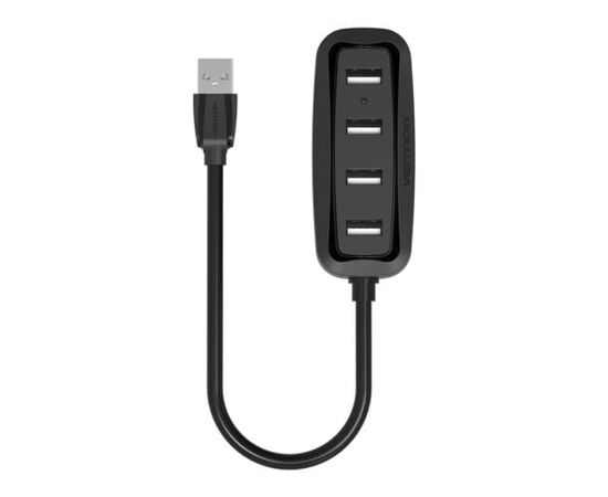  Концентратор Vention VAS-J43-B015 USB 2.0 на 4 порта черный 