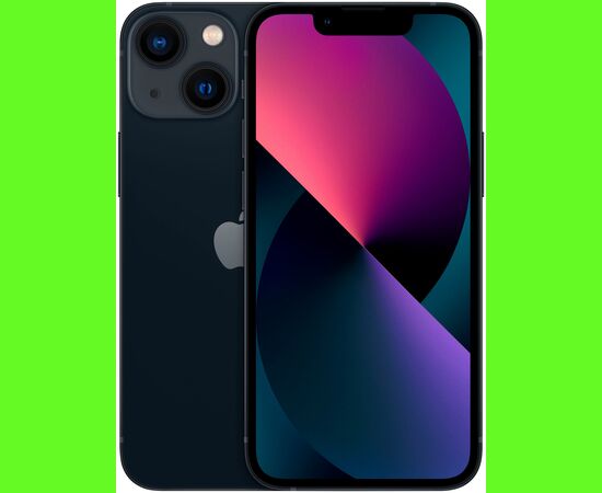  Смартфон Apple A2633 iPhone 13 (MLPF3HN/A) 128Gb 4Gb iOS 16 темная ночь 