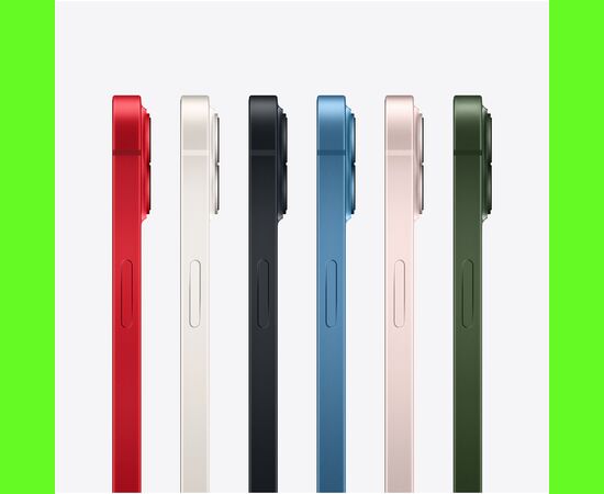  Смартфон Apple A2633 iPhone 13 (MLPF3HN/A) 128Gb 4Gb iOS 16 темная ночь 