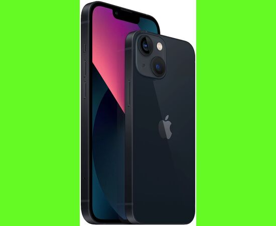  Смартфон Apple A2633 iPhone 13 (MLPF3HN/A) 128Gb 4Gb iOS 16 темная ночь 