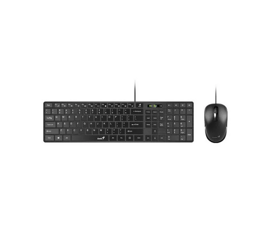  Комплект клавиатура+мышь Genius SlimStar C126 (31330007402) проводной black 
