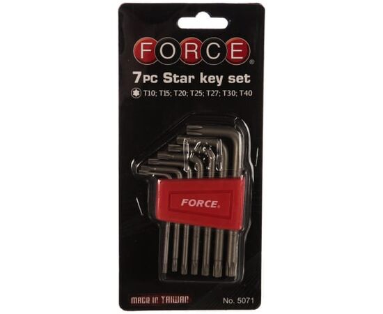  Набор звездочек FORCE 5071 Г-обр.Т10-Т40 7пр. 