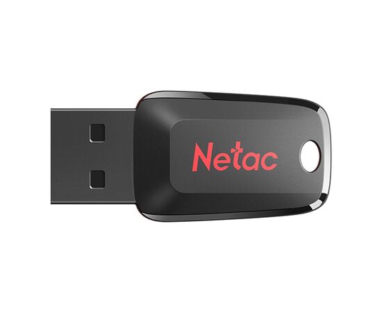  Флэш накопитель USB 64 Гб Netac U197 mini (black/red) (210697) 