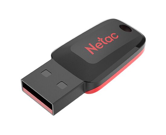  Флэш накопитель USB 64 Гб Netac U197 mini (black/red) (210697) 