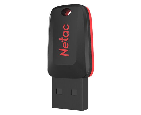 Флэш накопитель USB 64 Гб Netac U197 mini (black/red) (210697) 