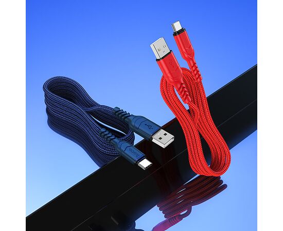  Кабель USB - Type-C Hoco X59 Victory 100см 3A (blue) (202531) 