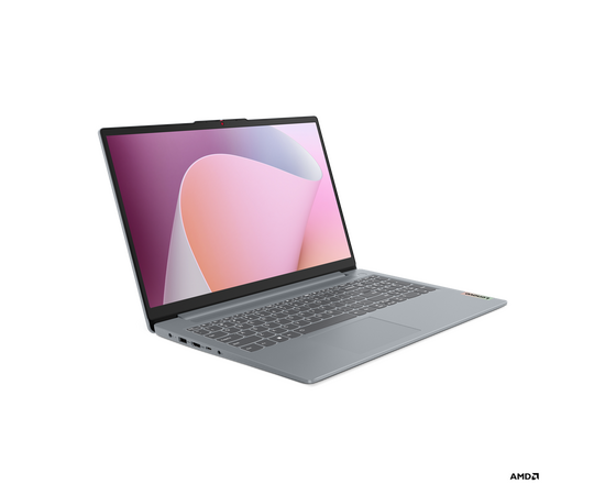  Ноутбук LENOVO IdeaPad Slim 3 (82XQ00BDRK) 15.6" IPS FHD/Ryzen 5 7520U/8Gb/512Gb SSD/VGA int/noOS/grey 