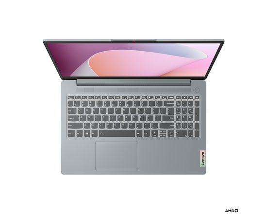  Ноутбук LENOVO IdeaPad Slim 3 (82XQ00BDRK) 15.6" IPS FHD/Ryzen 5 7520U/8Gb/512Gb SSD/VGA int/noOS/grey 
